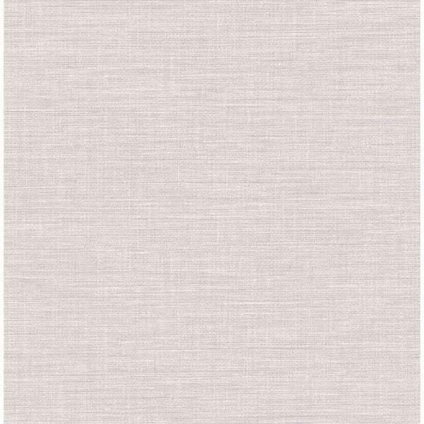 Exhale Light Grey Faux Grasscloth Wallpaper