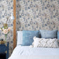 Lucy Grey Floral Wallpaper