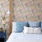 Lucy Multicolor Floral Wallpaper