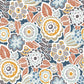 Lucy Navy Floral Wallpaper
