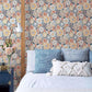 Lucy Navy Floral Wallpaper