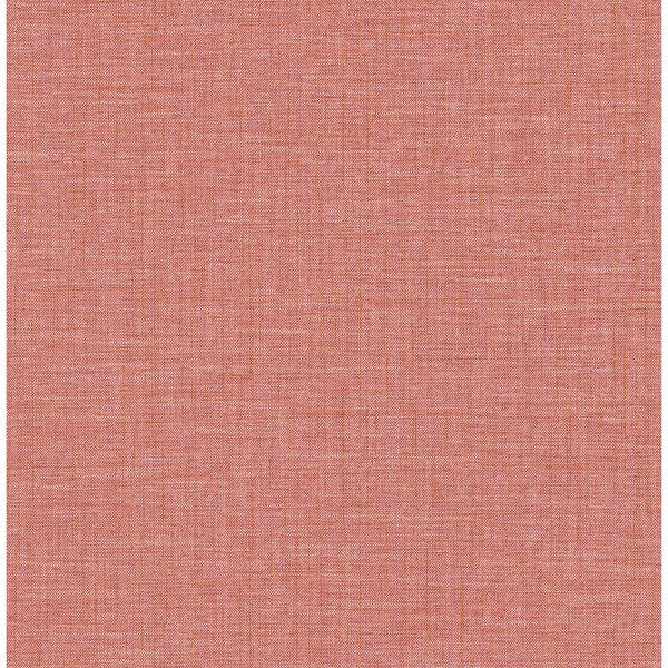 Jocelyn Pink Faux Linen Wallpaper