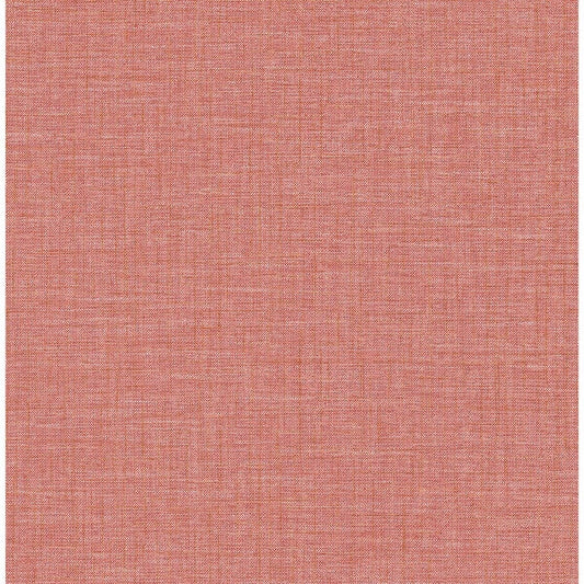 Jocelyn Pink Faux Linen Wallpaper