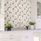 Astera Beige Floral Wallpaper