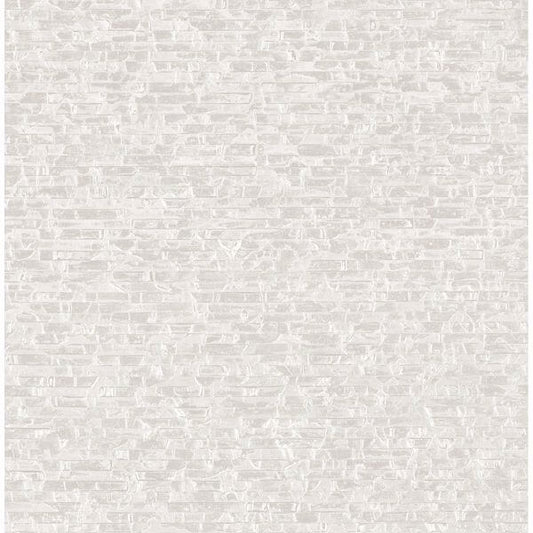 Belvedere Ivory Faux Slate Wallpaper