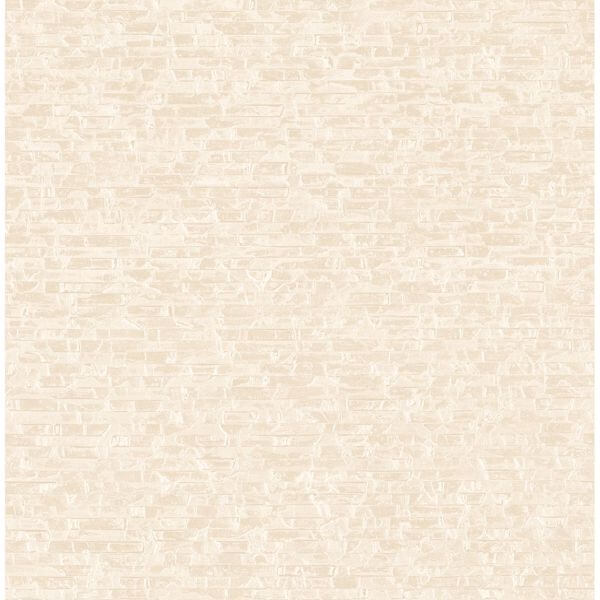 Belvedere Cream Faux Slate Wallpaper