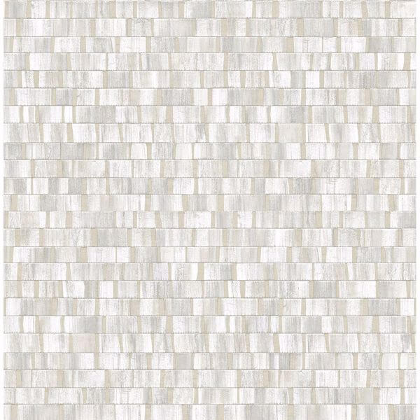 Dobby Light Grey Geometric Wallpaper