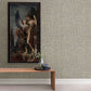 Rattan Coffee Woven Wallpaper