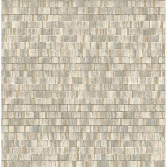 Dobby Gold Geometric Wallpaper