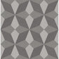 Valiant Grey Faux Grasscloth Geometric Wallpaper