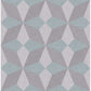 Valiant Aqua Faux Grasscloth Geometric Wallpaper