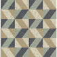 Cerium Multicolor Concrete Geometric Wallpaper