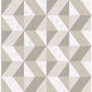 Cerium Neutral Concrete Geometric Wallpaper