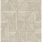 Cheverny Cream Geometric Wood Wallpaper