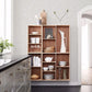 Gallerie Light Grey Geometric Wood Wallpaper