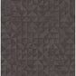 Gallerie Dark Brown Geometric Wood Wallpaper