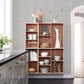 Intrinsic Silver Geometric Wood Wallpaper
