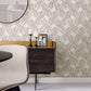 Paragon Silver Geometric Wallpaper