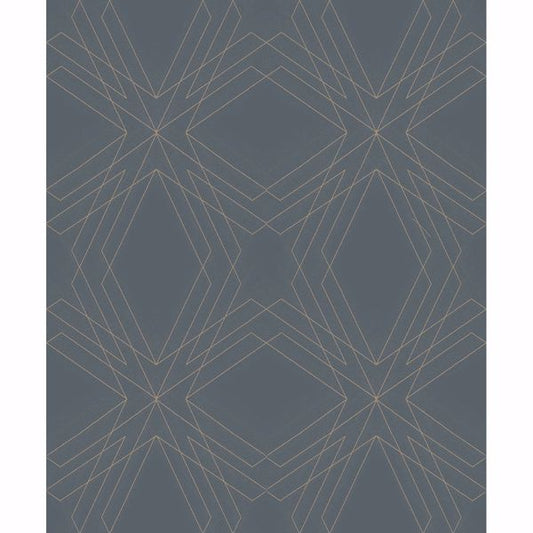 Relativity Charcoal Geometric Wallpaper