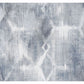 Perspective Indigo Abstract Geometric Wallpaper