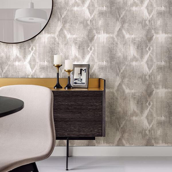 Perspective Grey Abstract Geometric Wallpaper