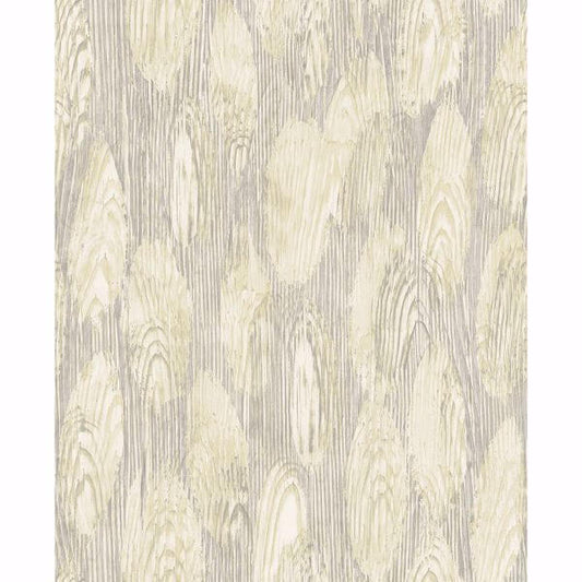 Monolith Light Yellow Abstract Wood Wallpaper