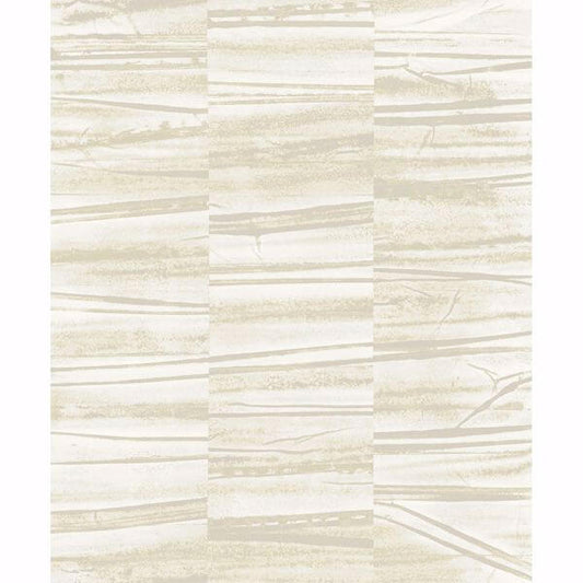 Lithos Light Yellow Geometric Marble Wallpaper