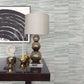 Lithos Slate Geometric Marble Wallpaper