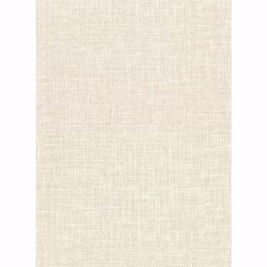 Upton Eggshell Faux Linen Wallpaper