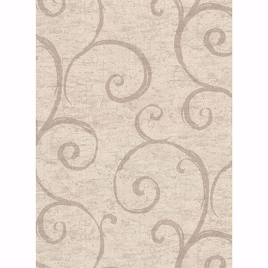 Newbury Taupe Geometric Faux Plaster Wallpaper