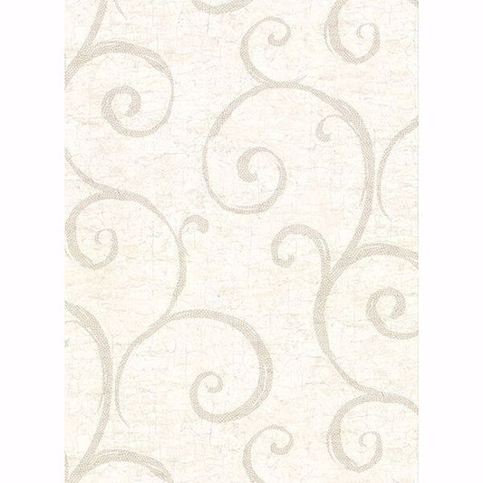 Newbury Cream Geometric Faux Plaster Wallpaper