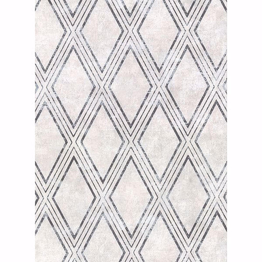 Dartmouth Light Grey Faux Plaster Geometric Wallpaper