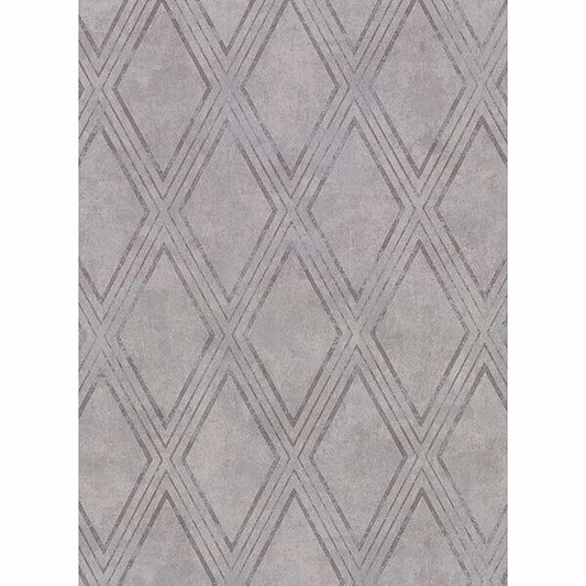 Dartmouth Grey Faux Plaster Geometric Wallpaper