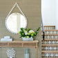 Galan Silver Sisal Grasscloth Wallpaper
