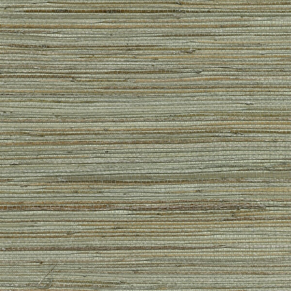 Shandong Sea Green Green Grasscloth Wallpaper