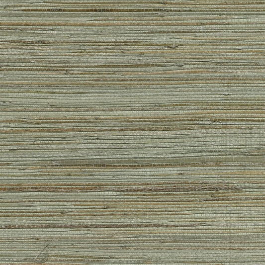 Shandong Sea Green Green Grasscloth Wallpaper