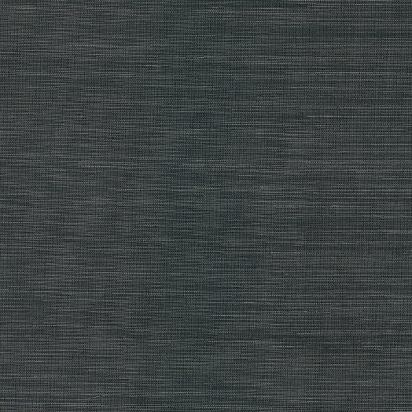 Kowloon Charcoal Sisal Grasscloth Wallpaper
