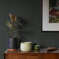 Kowloon Charcoal Sisal Grasscloth Wallpaper