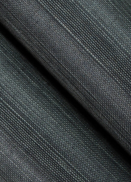 Kowloon Charcoal Sisal Grasscloth Wallpaper