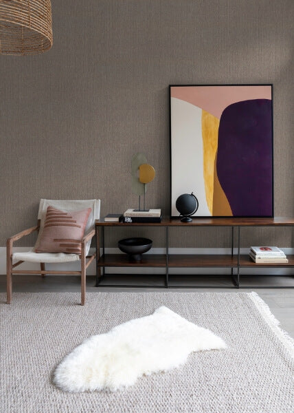 Gaoyou Grey Paper Weave Wallpaper