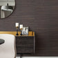 Shandong Charcoal Grasscloth Wallpaper