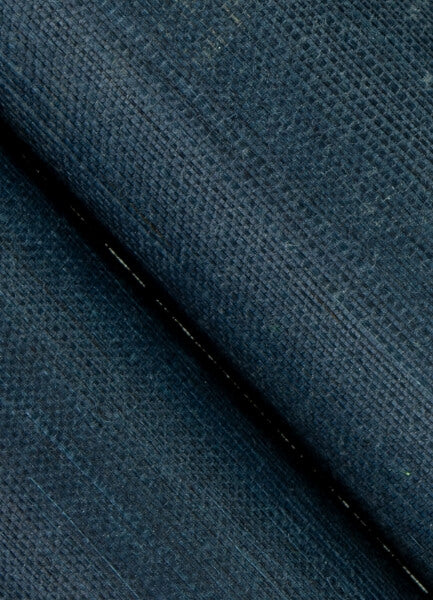 Peninsula Navy Sisal Grasscloth Wallpaper