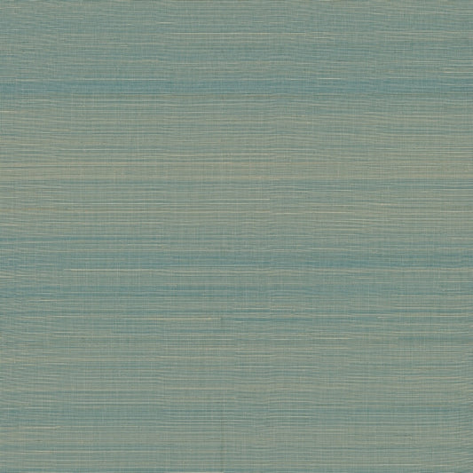Mai Turquoise Grasscloth Wallpaper
