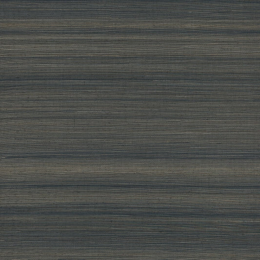 Mai Indigo Grasscloth Wallpaper