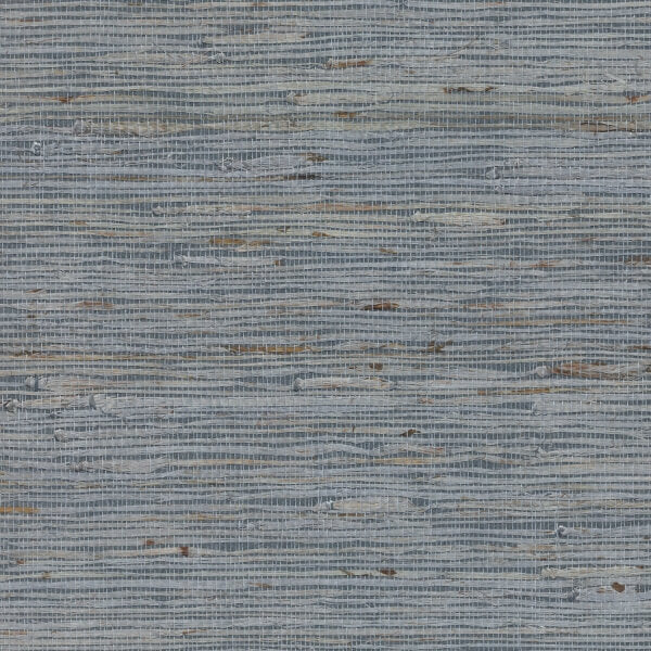 Aiko Slate Sisal Grasscloth Wallpaper