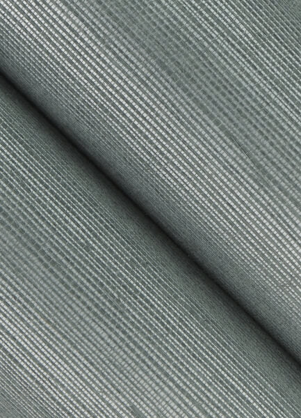 Sakiya Slate Grasscloth Wallpaper