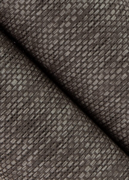 Jia Charcoal Paper Weave Wallpaper
