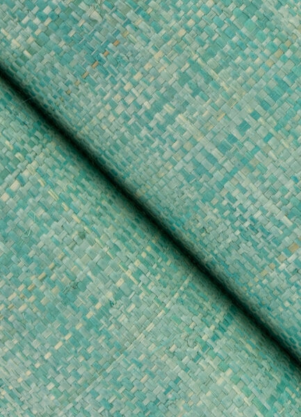 Cheng Jade Woven Grasscloth Wallpaper