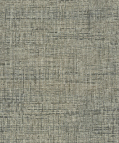 Cheng Light Grey Woven Grasscloth Wallpaper