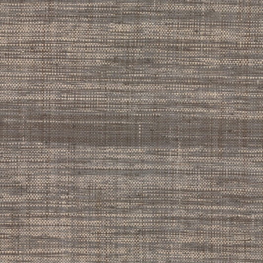 Cheng Grey Woven Grasscloth Wallpaper